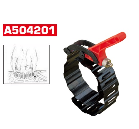 A504201 Wrinkle Band Piston Ring
Compressor
n For compressing rings on pistons 2-5